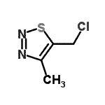 CAS#: 82172-42-7, 5-(chloromethyl)-4-methyl-thiadiazole