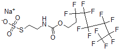 CAS#: 82199-07-3, [2-(Sulfothio)Ethyl]-Carbamic Acid C-(3,3,4,4,5,5,6,6,7,7,8,8,8-Tridecafluorooctyl) Ester Monosodium Salt