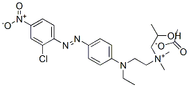 CAS#: 82205-20-7, [2-[[4-[(2-Chloro-4-Nitrophenyl)Azo]Phenyl]Ethylamino]Ethyl](2-Hydroxypropyl)Dimethylammonium Acetate