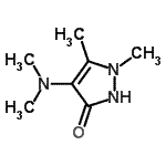CAS#: 82261-38-9, 4-(Dimethylamino)-1,5-dimethyl-1,2-dihydro-3H-pyrazol-3-one