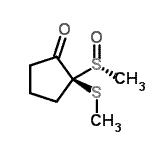 CAS#: 823221-67-6, (2R)-2-(Methylsulfanyl)-2-[(R)-methylsulfinyl]cyclopentanone