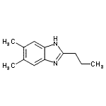 CAS#: 82326-42-9, 5,6-Dimethyl-2-propyl-1H-benzimidazole