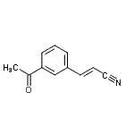 CAS#: 82344-58-9, (2E)-3-(3-Acetylphenyl)acrylonitrile