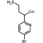 CAS#: 823806-43-5, 1-(5-Bromo-2-pyridinyl)-1-butanol