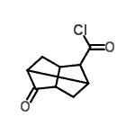 CAS#: 82431-43-4, 6-Oxotricyclo[3.3.0.0<sup>3,7</sup>]octane-2-carbonyl chloride