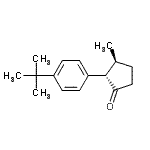 CAS 登录号：824390-71-8， (2S,3S)-3-甲基-2-[4-(2-甲基-2-丙基)苯基]环戊酮
