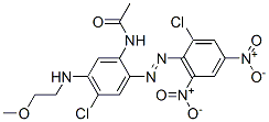 CAS 登录号：82457-20-3， N-[4-氯-2-[(2-氯-4,6-二硝基苯基)偶氮]-5-[(2-甲氧基乙基)氨基]苯基]乙酰胺