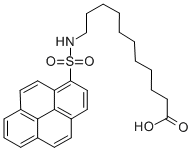 CAS 登录号：82481-70-7， 11-(芘-1-磺酰基氨基)十一烷酸