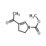 CAS#: 82483-64-5, Methyl 4-acetyl-2,3-dihydro-1H-pyrrole-1-carboxylate