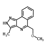 CAS#: 824968-25-4, 5-(Methoxymethyl)-3-methyl-2H-pyrazolo[4,3-c]isoquinoline