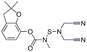 CAS#: 82560-26-7, (2,2-Dimethyl-3H-Benzofuran-7-Yl) N-(Bis(Cyanomethyl)Amino)Sulfanyl-N-Methyl-Carbamate