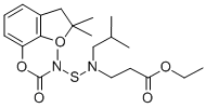 CAS#: 82560-64-3, N-(((((2,3-Dihydro-2,2-Dimethyl-7-Benzofuranyl)Oxy)Carbonyl)Methylamino)Thio)-N-(2-Methylpropyl)-beta-Alanine Ethyl Ester