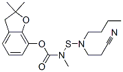 CAS#: 82560-73-4, (2,2-Dimethyl-3H-Benzofuran-7-Yl) N-(Butyl-(2-Cyanoethyl)Amino)Sulfanyl-N-Methyl-Carbamate