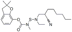 CAS#: 82560-75-6, (2,2-Dimethyl-3H-Benzofuran-7-Yl) N-(2-Cyanoethyl-Octyl-Amino)Sulfanyl-N-Methyl-Carbamate