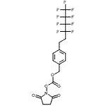 CAS#: 825635-46-9, 1-[({[4-(3,3,4,4,5,5,6,6,6-Nonafluorohexyl)benzyl]oxy}carbonyl)oxy]-2,5-pyrrolidinedione