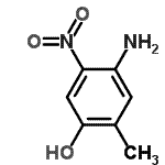 CAS 登录号：82576-74-7， 4-氨基-2-甲基-5-硝基苯酚