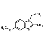 CAS#: 82612-26-8, 1-Ethyl-5-methoxy-2-methyl-1H-benzimidazole