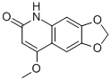 CAS 登录号：82613-16-9， 8-甲氧基-1,3-二氧杂环戊并[4,5-g]喹啉-6(5H)-酮
