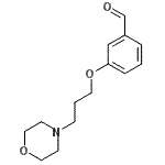 CAS 登录号：82625-44-3， 3-[3-(4-吗啉基)丙氧基]苯甲醛