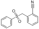 CAS 登录号：82651-72-7， 2-(苯磺酰基甲基)苯甲腈