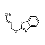CAS#: 82679-45-6, 2-[(2E)-2-Buten-1-yloxy]-1,3-benzothiazole