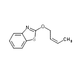 CAS#: 82679-48-9, 2-[(2Z)-2-Buten-1-yloxy]-1,3-benzothiazole