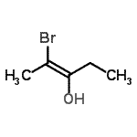 CAS#: 82687-34-1, (2E)-2-Bromo-2-penten-3-ol