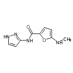 CAS#: 826991-15-5, 5-(Methylamino)-N-(1H-pyrazol-3-yl)-2-furamide