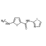 CAS#: 826991-22-4, 5-(Methylamino)-N-(1,3-thiazol-2-yl)-2-furamide