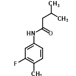 CAS 登录号：826996-18-3， N-(3-氟-4-甲基苯基)-3-甲基丁烷酰胺