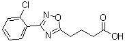 CAS#: 827014-22-2, 4-[3-(2-Chlorophenyl)-1,2,4-oxadiazol-5-yl]butanoic acid