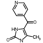 CAS#: 82709-64-6, (2-Hydroxy-5-methyl-1H-imidazol-4-yl)(4-pyridinyl)methanone