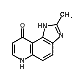 CAS#: 82723-48-6, 2-Methyl-1,6-dihydro-9H-imidazo[4,5-f]quinolin-9-one