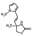 CAS#: 827344-01-4, (4R)-4-methyl-4-[(E)-2-(1-methylpyrrol-2-yl)vinyl]oxazolidin-2-one