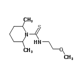 CAS#: 827591-72-0, N-(2-Methoxyethyl)-2,6-dimethyl-1-piperidinecarbothioamide