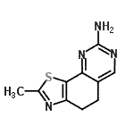 CAS#: 827598-51-6, 2-Methyl-4,5-dihydro[1,3]thiazolo[4,5-h]quinazolin-8-amine