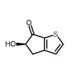 CAS#: 827609-16-5, (5R)-5-Hydroxy-4,5-dihydro-6H-cyclopenta[b]thiophen-6-one