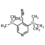 CAS#: 827616-49-9, 3,5-Bis(trimethylsilyl)isonicotinonitrile
