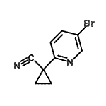 CAS#: 827628-15-9, 1-(5-Bromo-2-pyridinyl)cyclopropanecarbonitrile