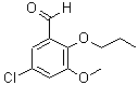 CAS#: 828272-37-3, 5-Chloro-3-methoxy-2-propoxybenzaldehyde