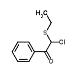 CAS 登录号：82834-04-6， 2-氯-2-(乙硫基)-1-苯乙酮