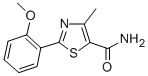 CAS#: 82875-41-0, 2-(2-Methoxyphenyl)-4-Methyl-5-Thiazolecarboxamide