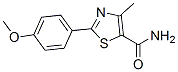 CAS#: 82875-44-3, 2-(4-Methoxyphenyl)-4-Methyl-1,3-Thiazole-5-Carboxamide