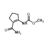 CAS#: 828914-06-3, Methyl (2-carbamoyl-1-cyclopenten-1-yl)carbamate