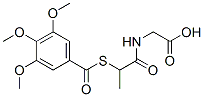 CAS#: 82922-44-9, N-[1-Oxo-2-[(3,4,5-Trimethoxybenzoyl)Thio]Propyl]Glycine