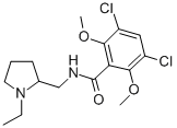 CAS 登录号：82935-26-0， 3,5-二氯-N-[(1-乙基吡咯烷-2-基)甲基]-2,6-二甲氧基苯甲酰胺