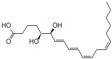 CAS#: 82948-87-6, (5S,6S,7E,9E,11Z,14Z)-5,6-Dihydroxy-7,9,11,14-Eicosatetraenoic acid