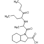CAS 登录号：82978-68-5， 1-{2-[(1-乙氧基-1-氧代-2-戊烷基)氨基]丙酰}八氢-1H-吲哚-2-羧酸