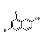 CAS#: 82995-06-0, 6-Bromo-8-fluoro-2-naphthol