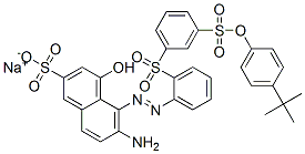 CAS#: 83027-50-3, Sodium 6-Amino-5-[[2-[[3-[[4-(Tert-Butyl)Phenoxy]Sulphonyl]Phenyl]Sulphonyl]Phenyl]Azo]-4-Hydroxynaphthalene-2-Sulphonate